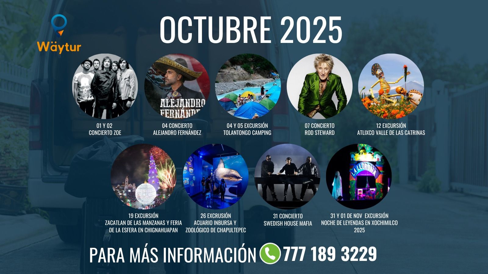 Calendario octubre 2025